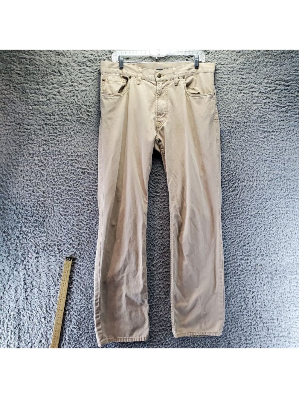 Polo Ralph Lauren Jeans Mens 34x32 Tan Classic Fit Denim Straight